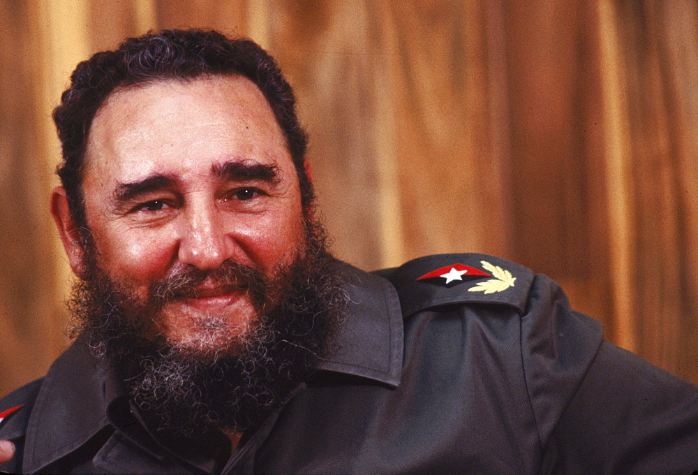 Fidel Castro in an interview with the Miami Herald