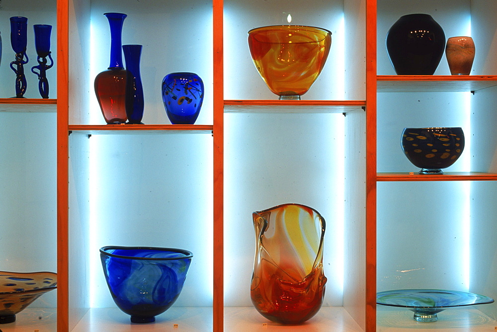 A glassblowers studio in Nelson, New Zealand.