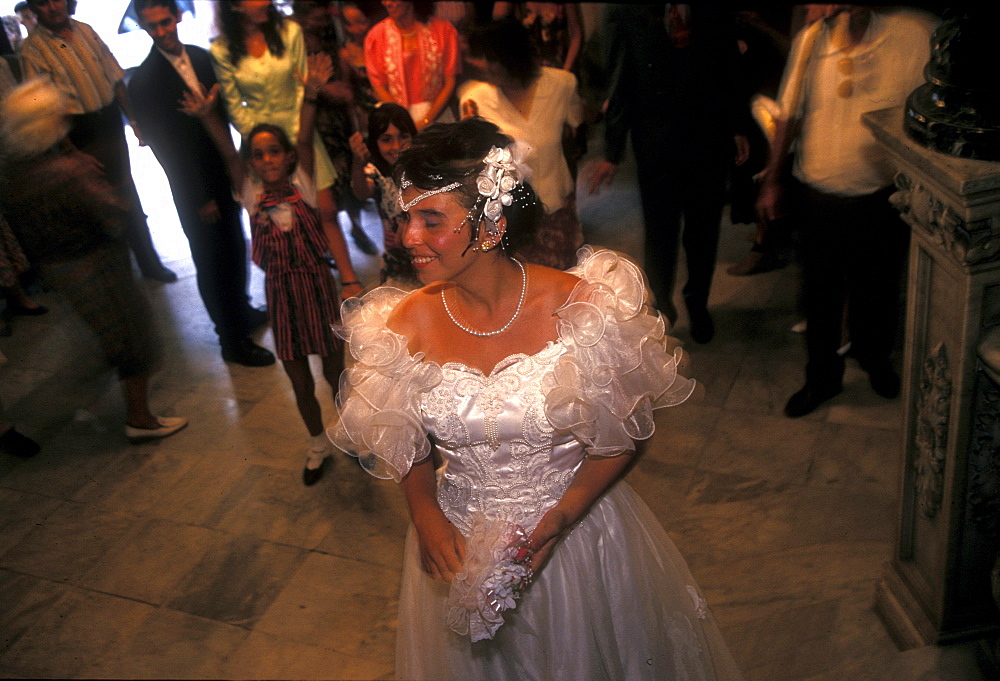 Wedding at the Palace of Matrimony along the Prado, Havana, Cuba