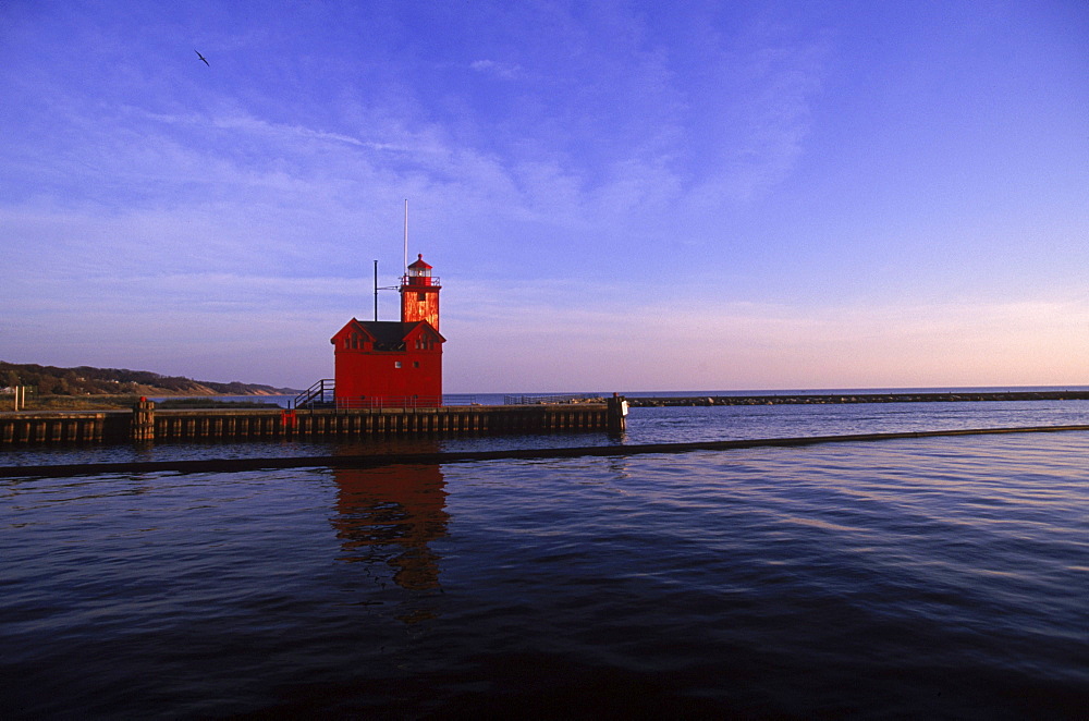 Holland Harbor Lighthouse.