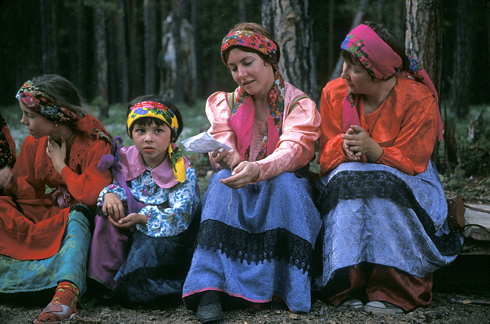 Komi women near Kazym, northwestern Siberia, Russia