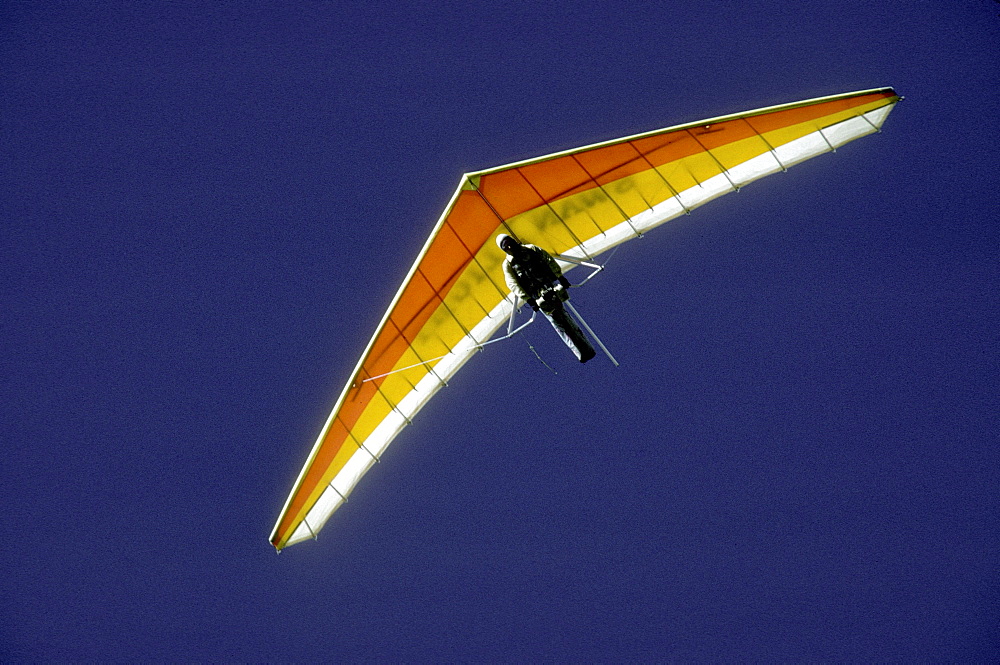 At a hanggliding festival on Gold Hill above Telluride, Colorado