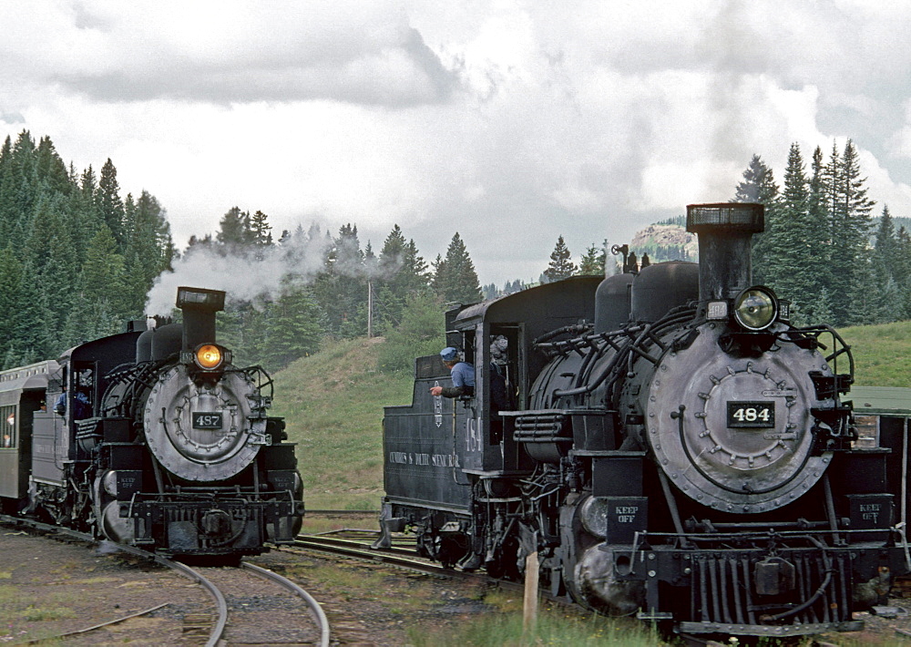 The Cumbres & Toltec Scenic Railroad travels between New Mexico and Colorado