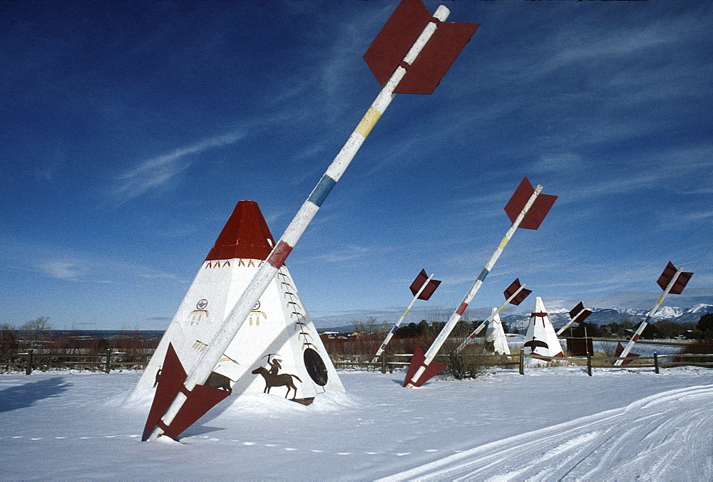 A tourist stop near Mancos in the Four Corners region, Colorado