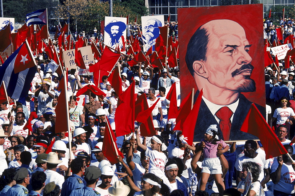 At the Plaza de la Revolucion.