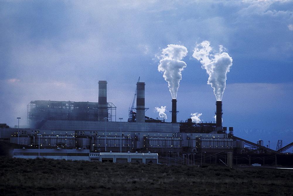 The Four Corners Power Plant near Farmington, New Mexico