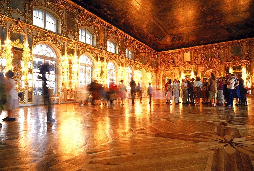 The Palace of Catherine the Great, St. Petersburg.