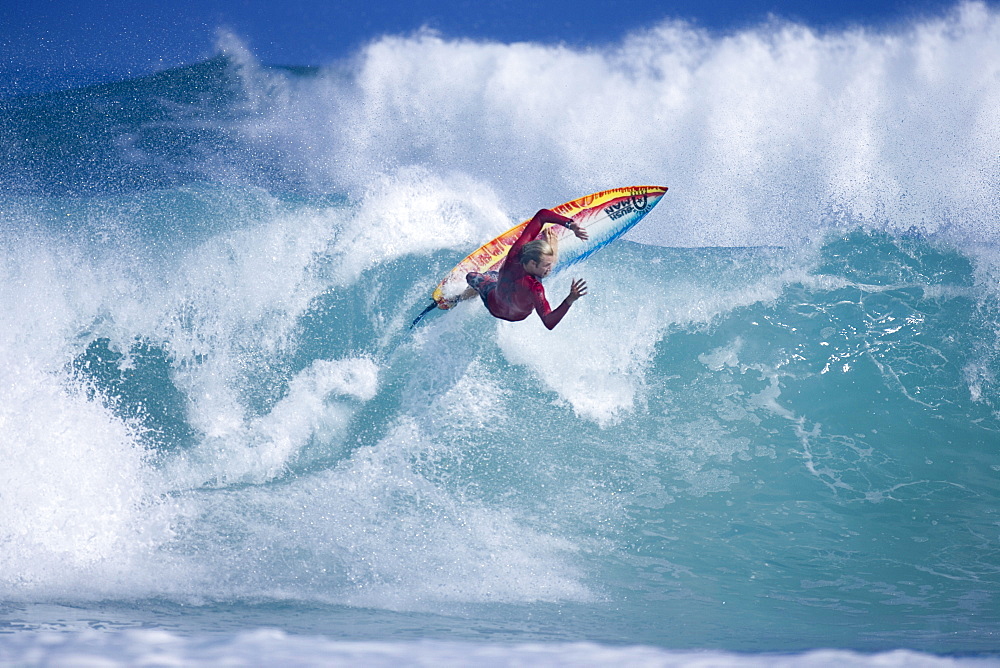 man surfing in Hawaii