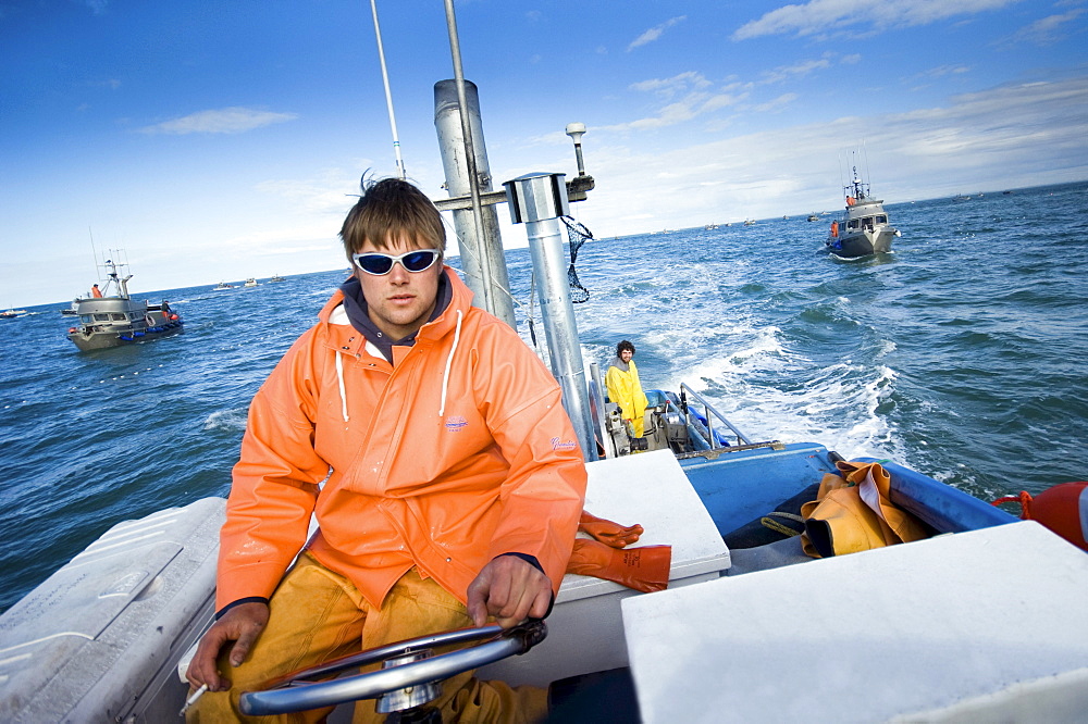 Salmon fisherman, Bristol Bay, Alaska, USA