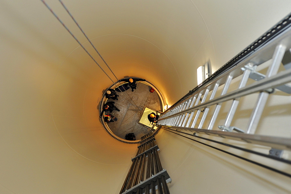 Photographs from 100m high Wind Turbines in Germany.