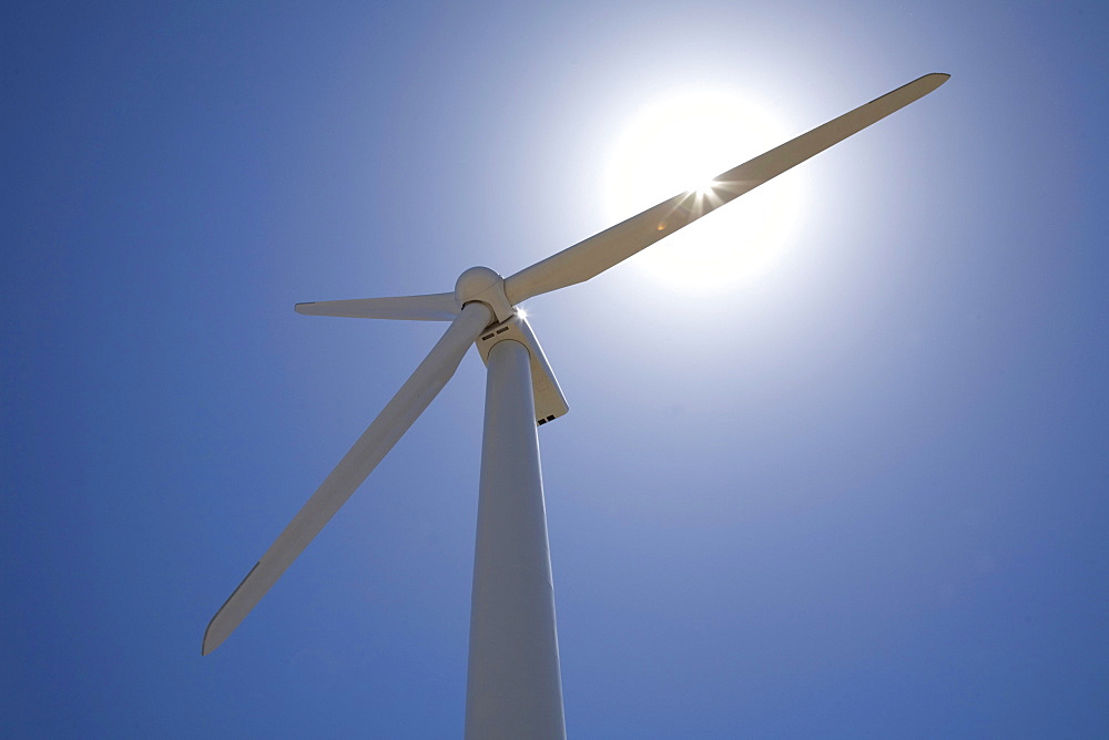 A massive windmill farm is being constructed in the plains of northestern Colorado. The stated has mandated that 10% of its electricity will be from renewable sources. Consequently windmills are popping up across the plains.