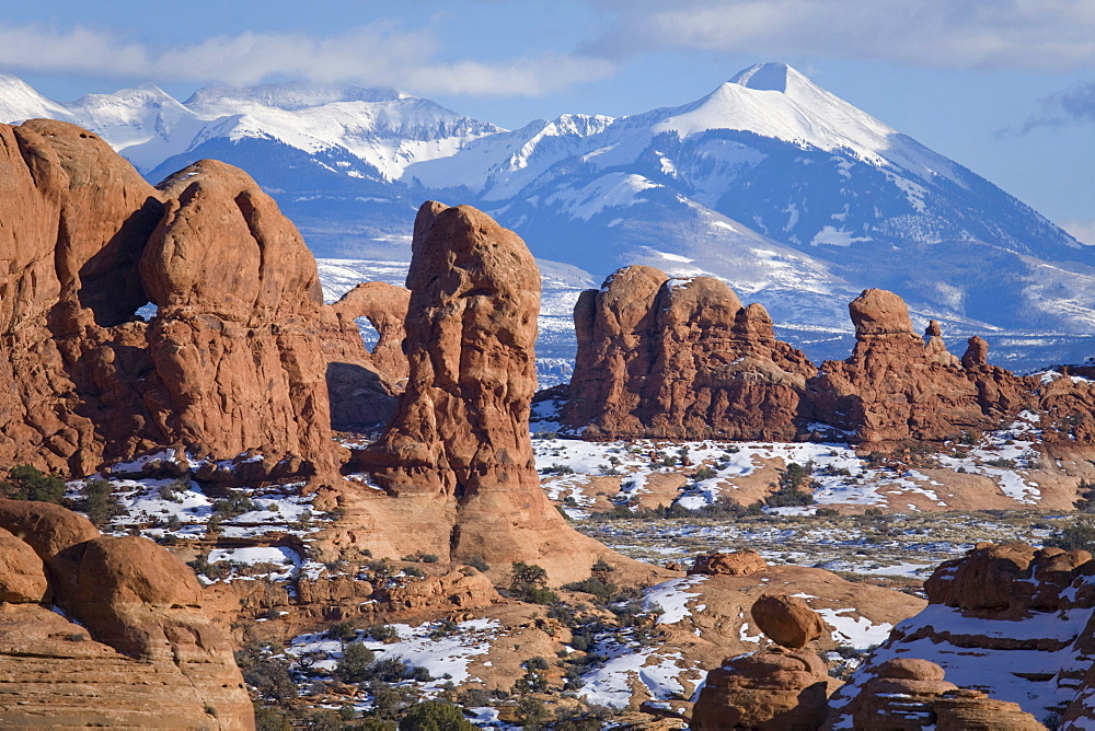 The Windows section in Arches National Park near Moab, Utah.