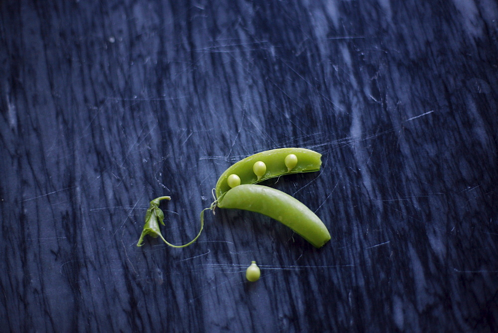 Spring peas photographed  in Chicago, Illinois on Saturday, June 28, 2008.