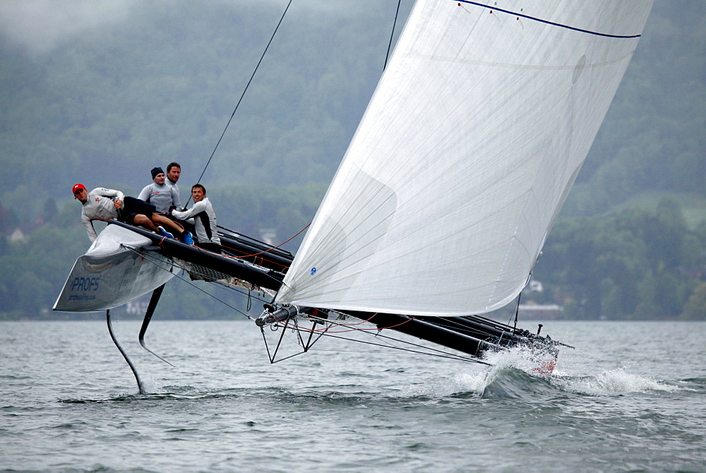 The GC32 is the one design for the future Great Cup Racing circuit, Austria Cup, Lake Traunsee, Gmunden, Austria.