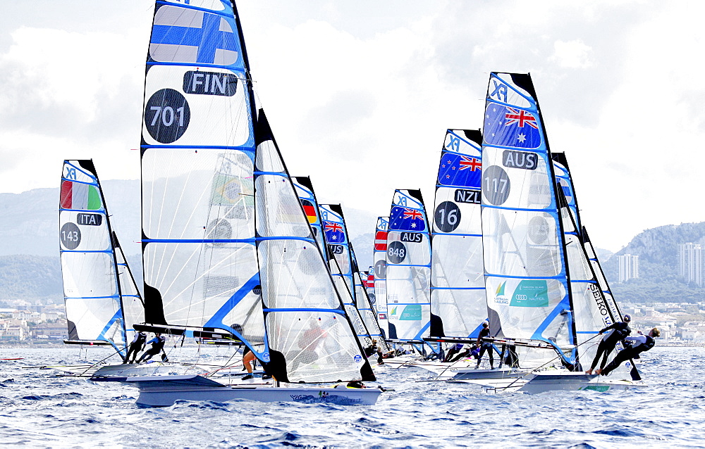 The 2013 Seiko 49er and 49erFX World Championships, 150 skiffs - 28 nations  Two World Championship Titles, Marseille, France.