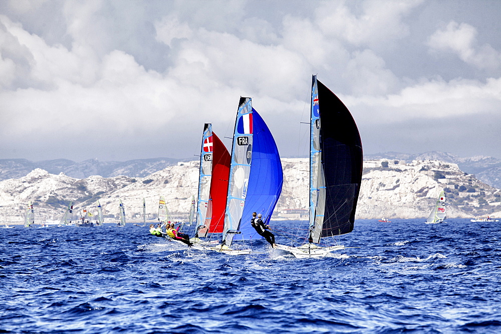 The 2013 Seiko 49er and 49erFX World Championships, 150 skiffs - 28 nations  Two World Championship Titles, Marseille, France.