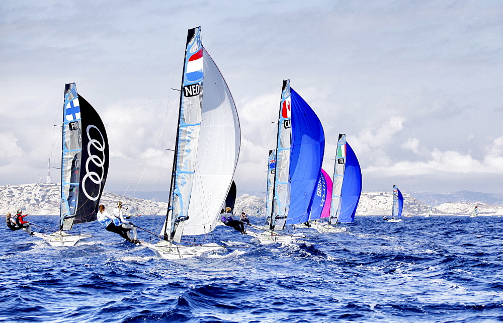 The 2013 Seiko 49er and 49erFX World Championships, 150 skiffs - 28 nations  Two World Championship Titles, Marseille, France.