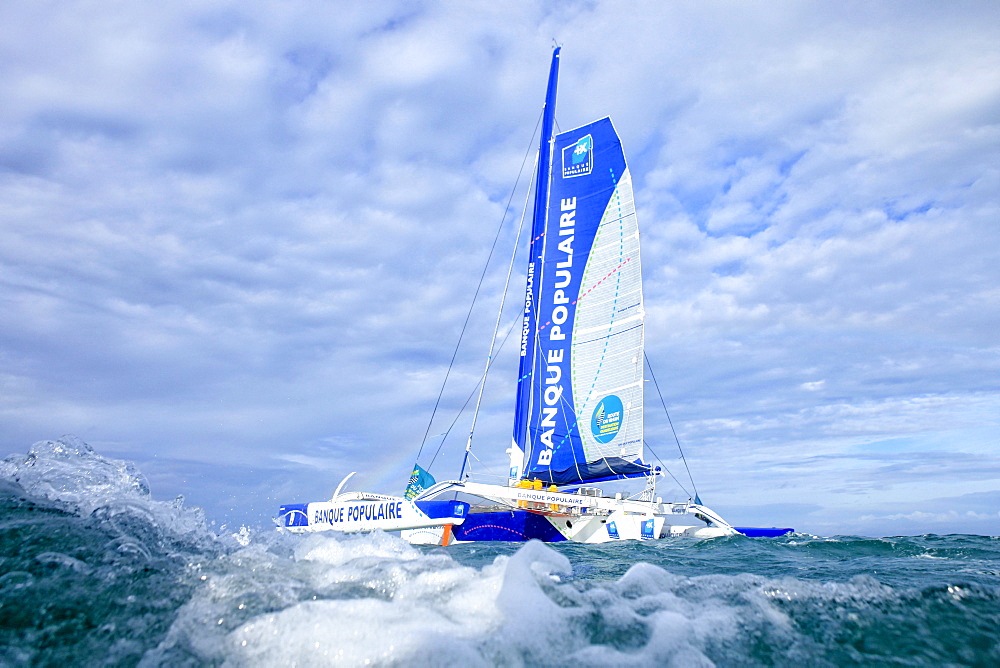 Start of the Route Du Rhum 2014.