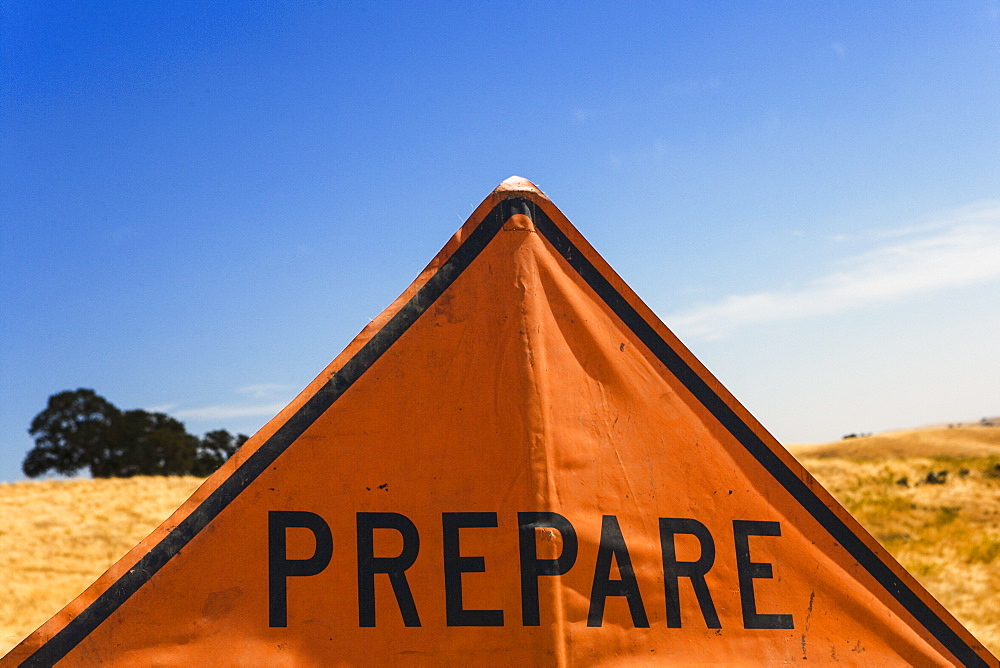 A 'prepare' sign.
