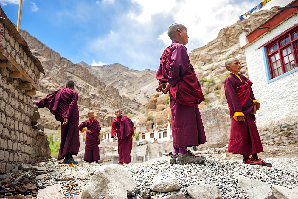 Young monks during Hemis Festival, Ladakh, India.