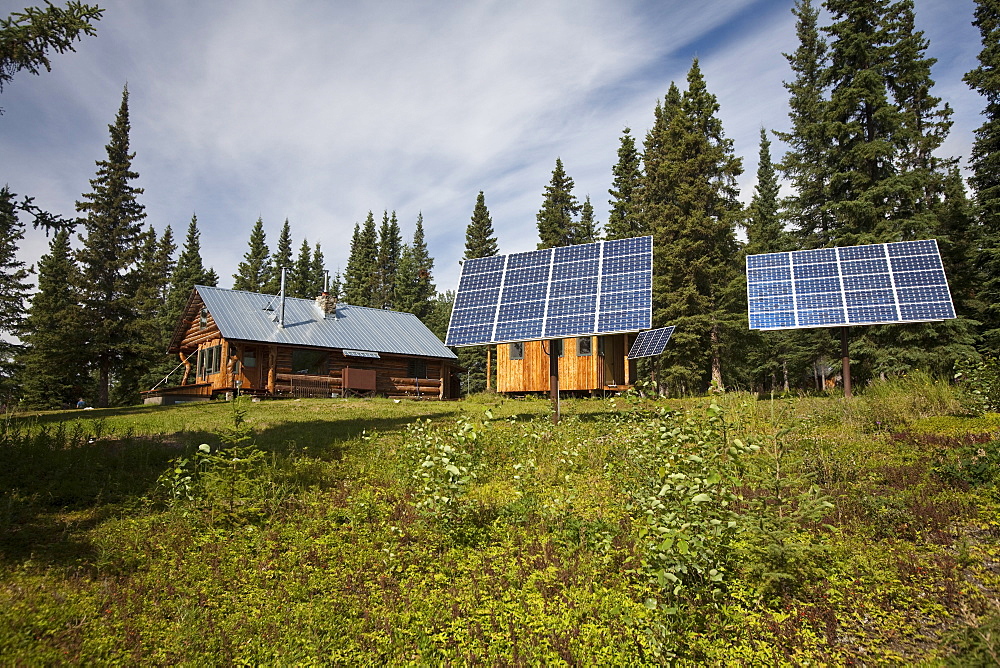 A Wilderness Lodge near McCarthy, Wrangell-St. Elias National Park, Alaska.