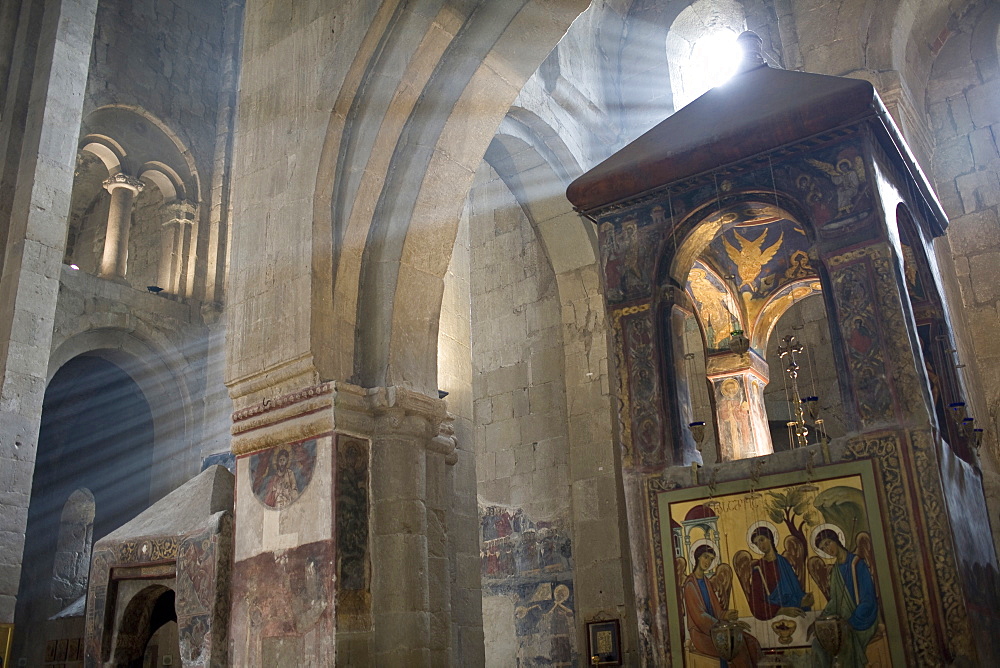 Rays of light in Mtskheta, Georgia.