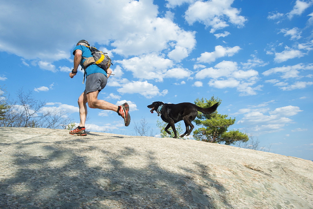 Near the summit after a long run