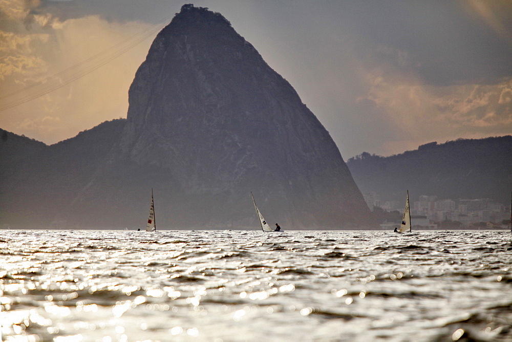 Rio de Janeiro Olympic Test Event - Fédération Française de Voile. 2015 Aquece Finn, Lobert.