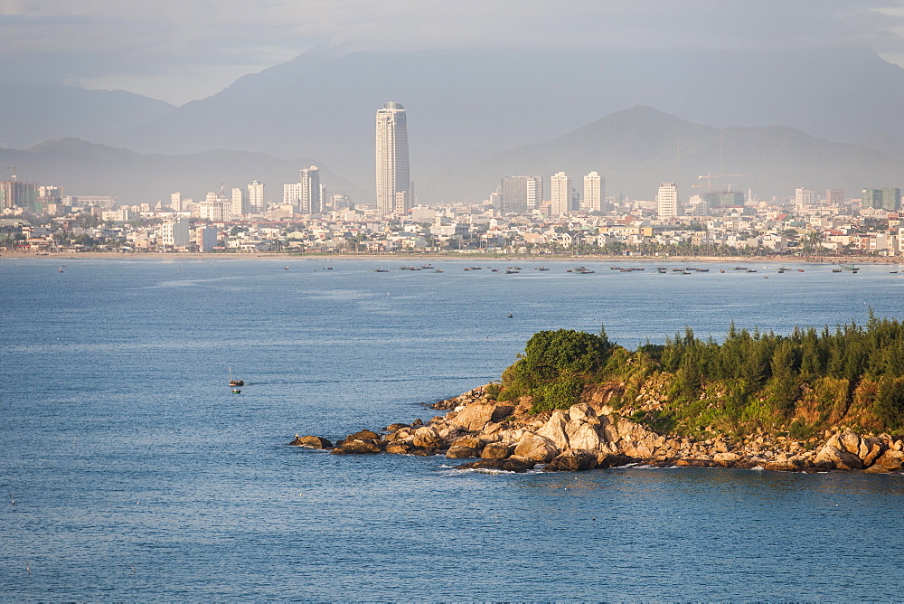 View Of Da Nang City At The End Of Beach
