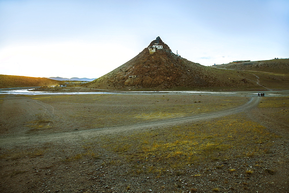 Chiu Gompa Over Mount Kailash In Tibet