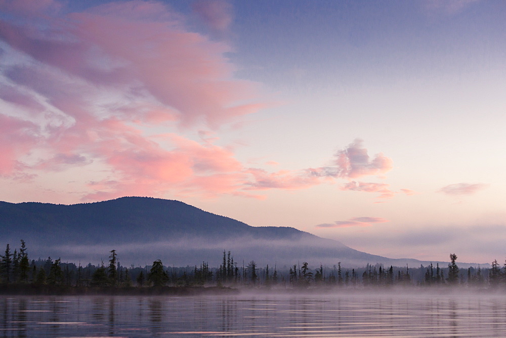 Sunrise On Spencer Pond, Northern Maine
