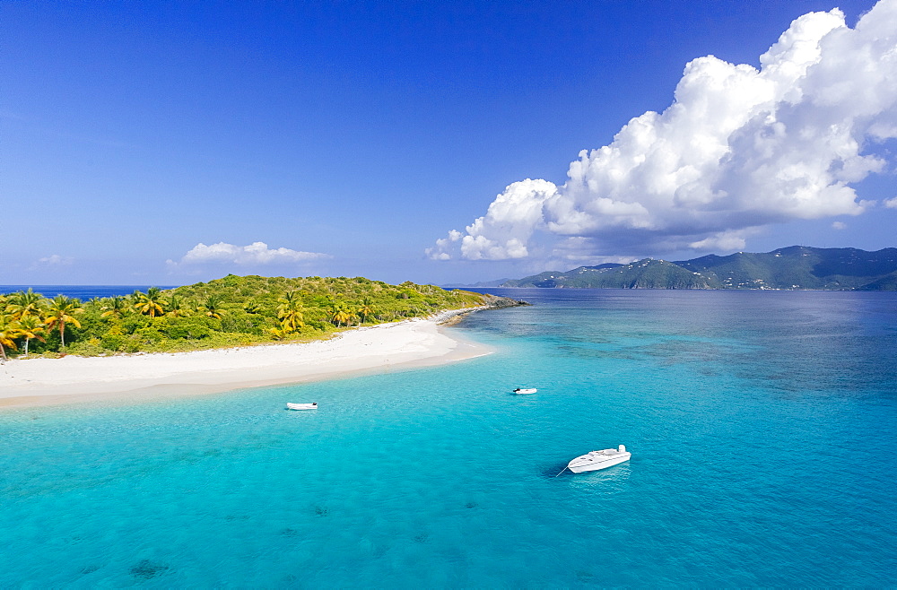 Sandy Spit Off An Uninhabited Islet Of The British Virgin Islands In The Caribbean