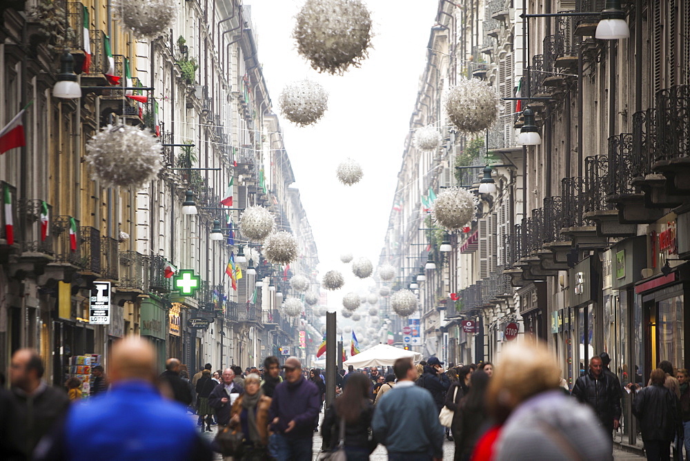 A Street Of Turin, Piedmont, Italy