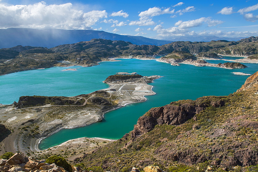 Scenic view of Laguna Verde, Chile Chico, General Carrera Province, Chile