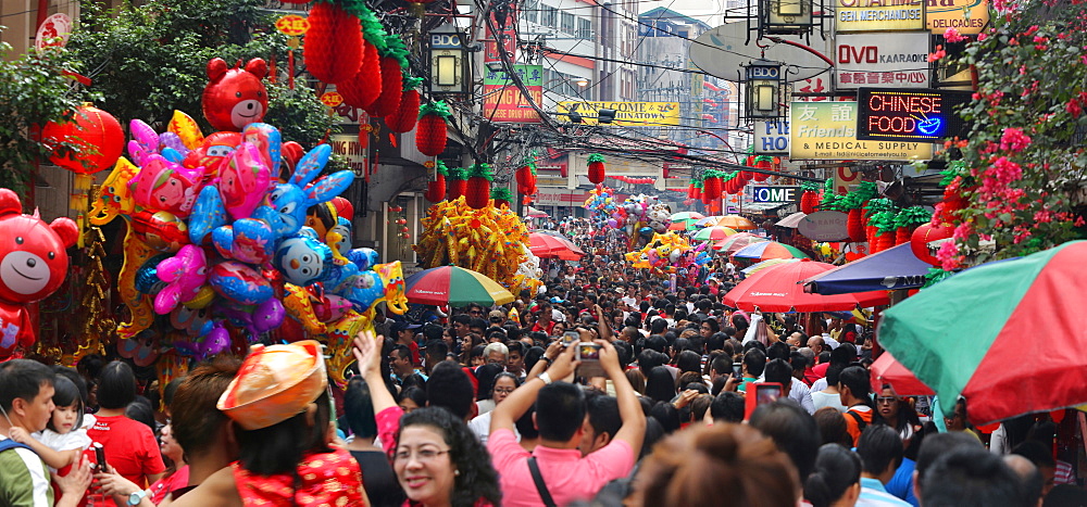 Chinese New Year celebration in Chinatown, Manila, Philippines