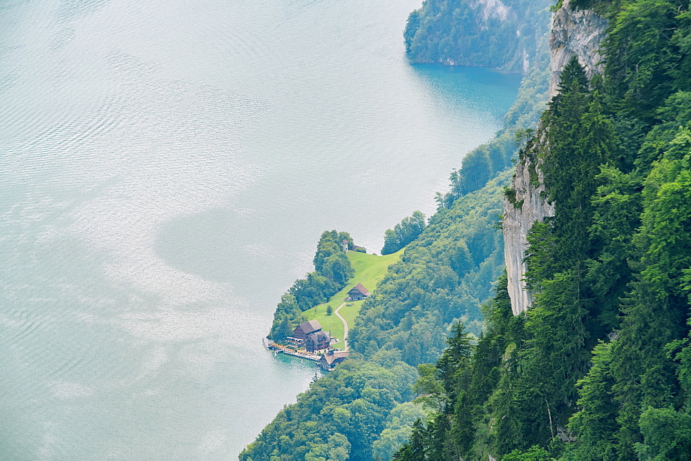 ElevatedÂ viewÂ ofÂ LucerneÂ Lake fromÂ Burgenstock, Â Lucerne, Switzerland