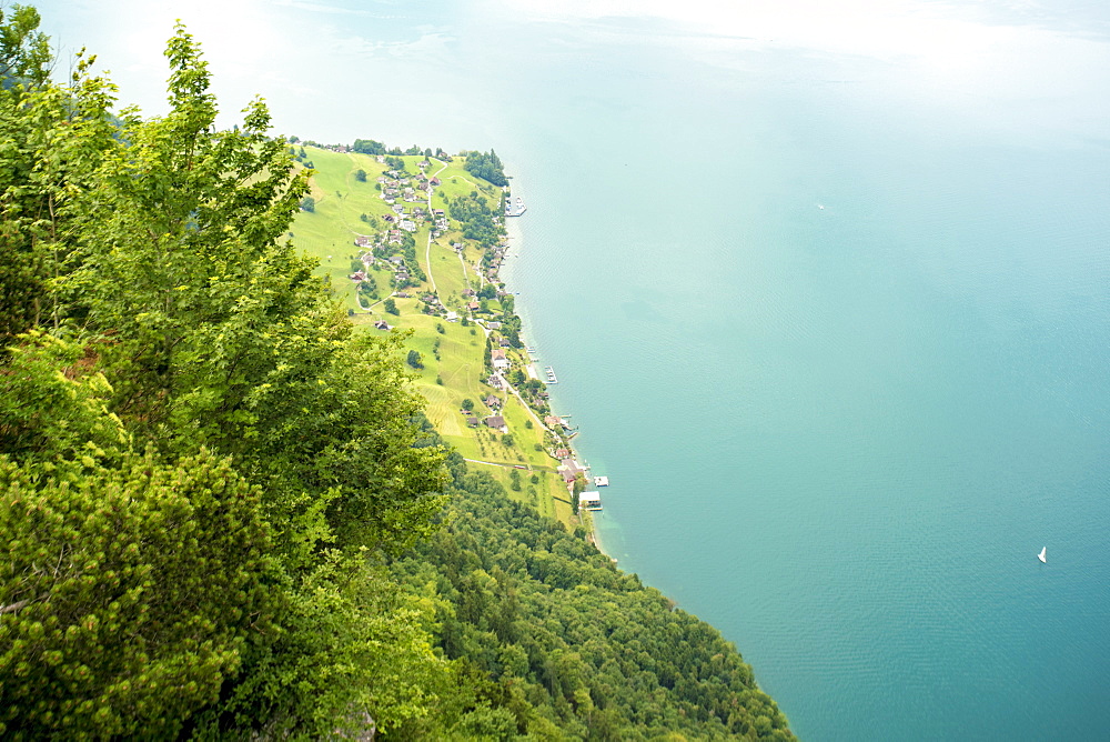 Elevated view ofÂ LucerneÂ Lake fromÂ Burgenstock, Â Lucerne, Switzerland