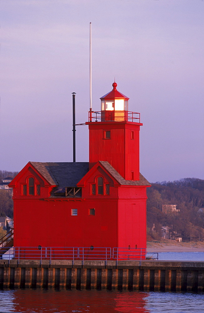 Holland Harbor Lighthouse.