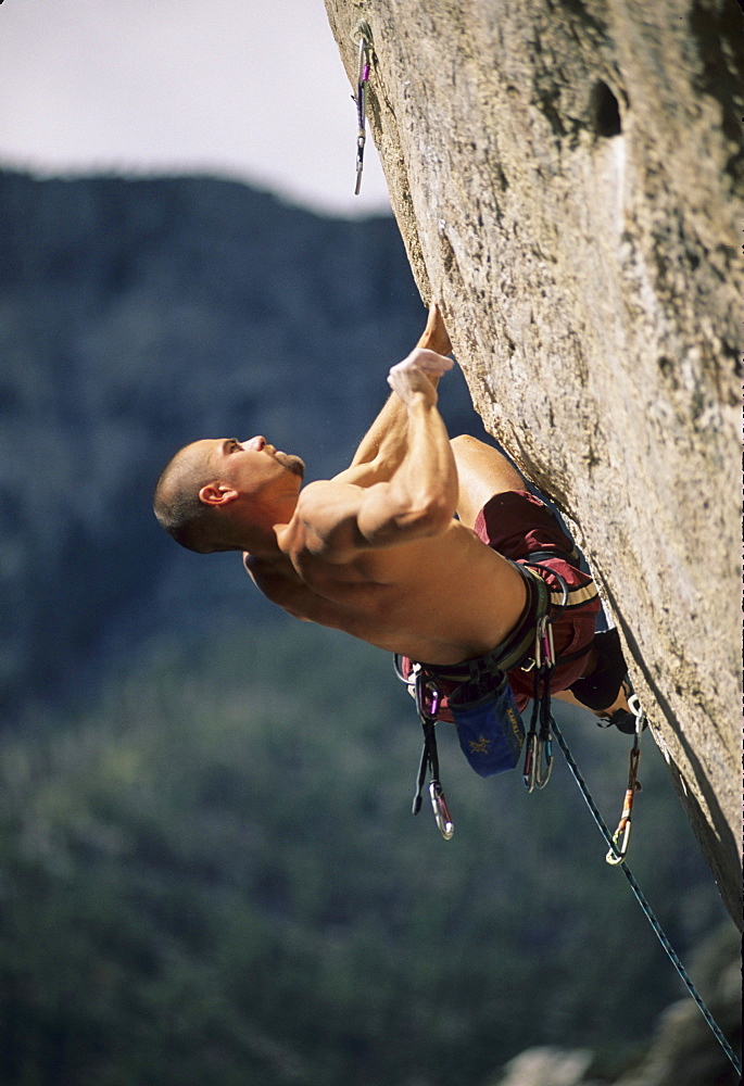 Joe Brooks climbs Facile, 5.14b sport climb at Mount Charleston outside Las Vegas, NV