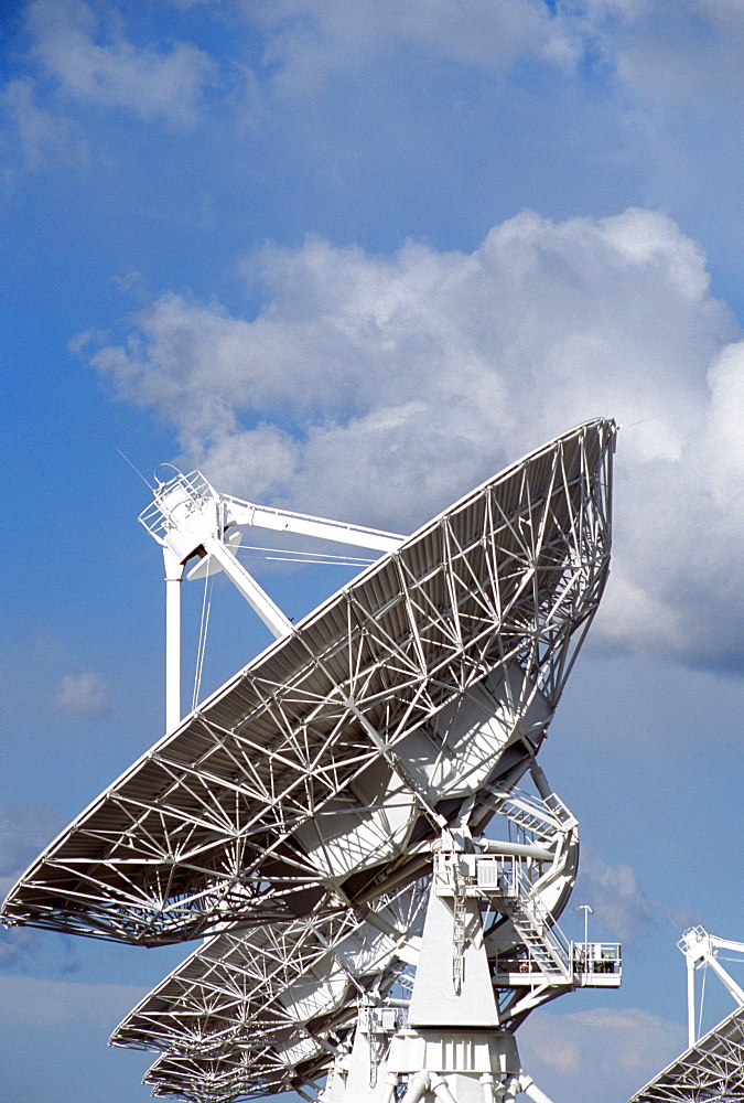 The National Radio Astronomy Observatory operates the Very Large Array (VLA) Radio Telescope at the San Agustin Planes, New Mexico.