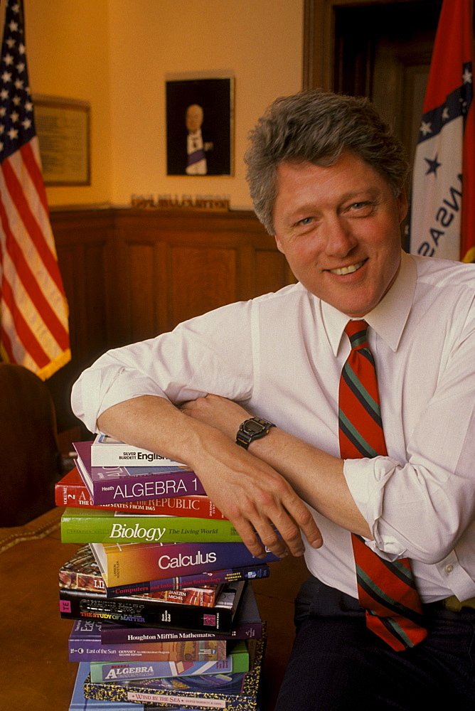 Portrait of Governor Bill Clinton of Arkansas. Later became US President.