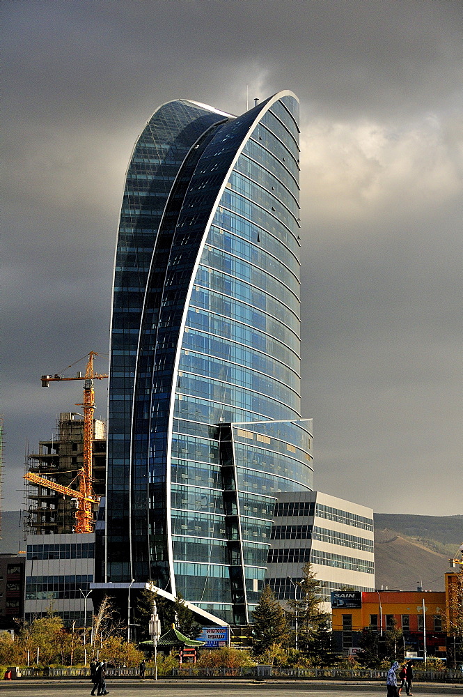 modern building in Mongolia