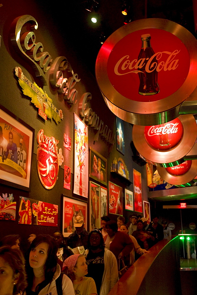 The new World of Coca-Cola attraction in Atlanta, Georgia