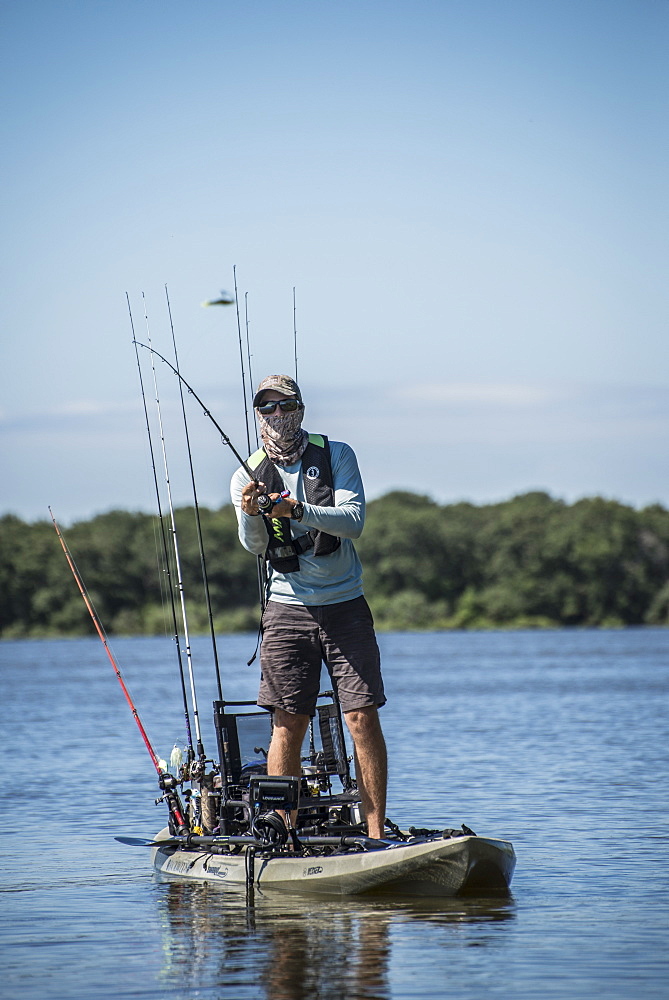 Angler Makes a Cast