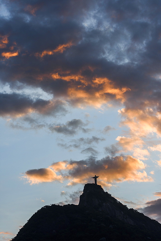 Sunset on Corcovado Mountain, Tijuca National Park, Rio de Janeiro, Brazil