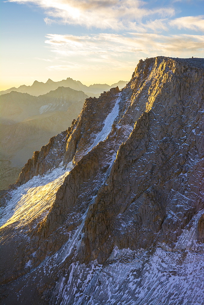 Mount Darwin and the Evolution Traverse, John Muir Wilderness, Kings Canyon National Park, Bishop, California.