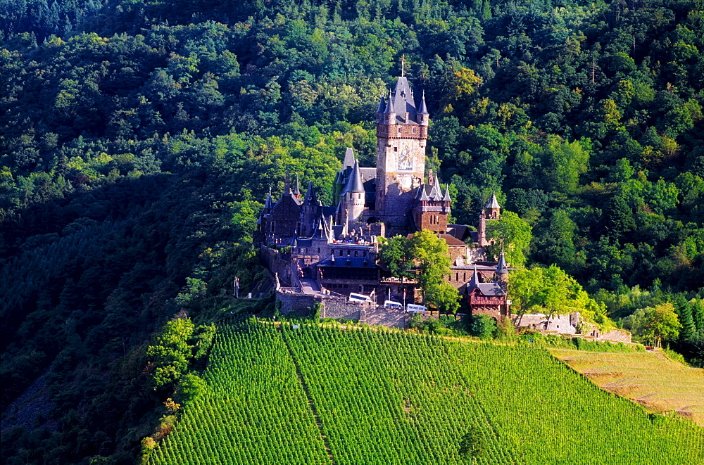 Cochem Castle, Cochem, Mosel River Valley, Germany