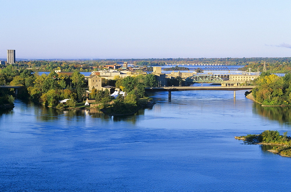 The Ottawa River And Victoria Island, Canada