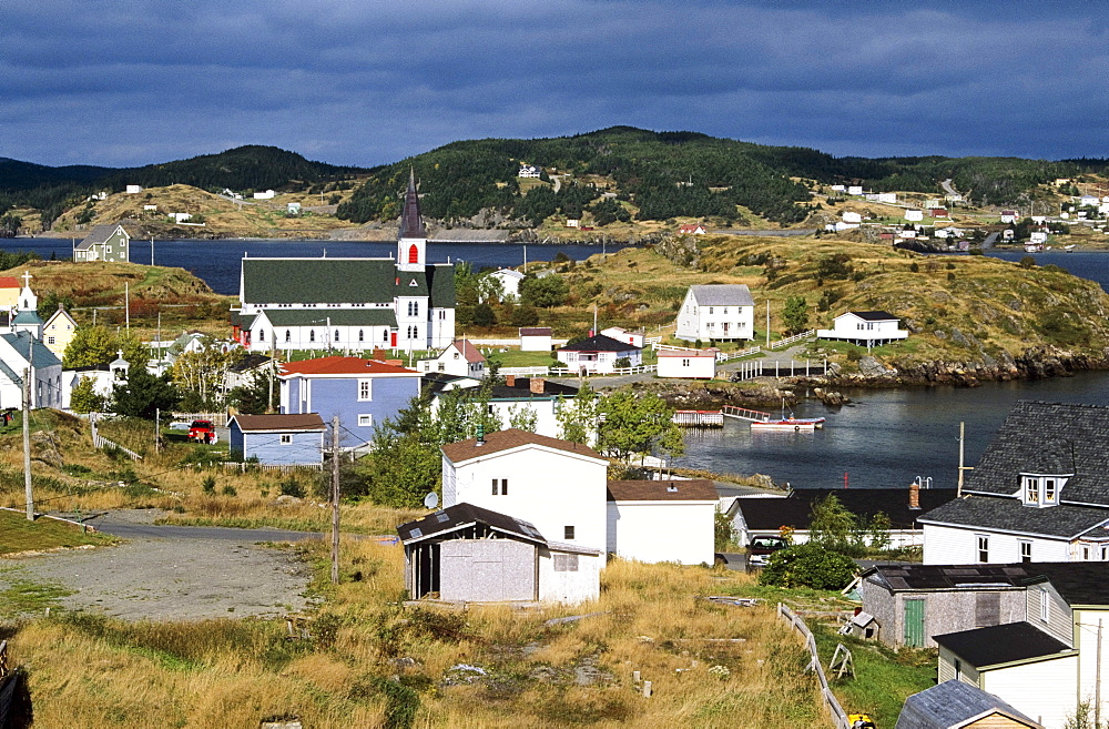 Overview Of Historic Trinity, Newfoundland, Canada