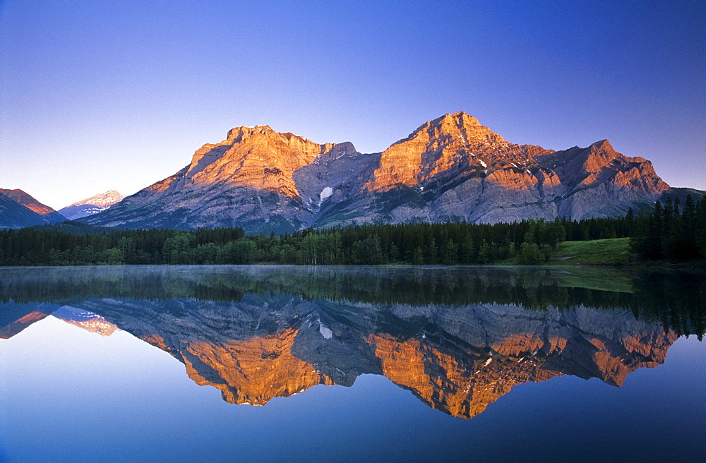 Mount Kidd, Wedge Pond, Kananaskis Country, Alberta, Canada